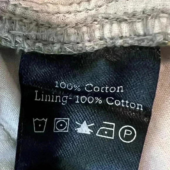 Le Superbe Satillo Bermuda Short Multi Serape Stripe Size 6 100% Cotton - Picture 5 of 5